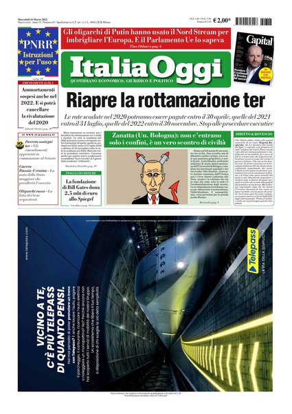 Italia oggi : quotidiano di economia finanza e politica